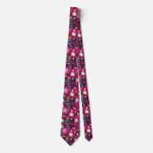 Abstract grungepatroon met paardenbloem stropdas (Voorkant)