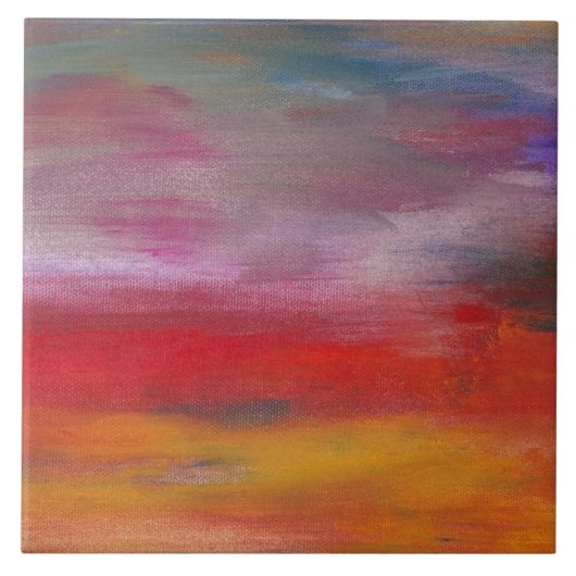 Abstract - Guash & Acryl - Aangename Dromen Tegeltje (Voorkant)