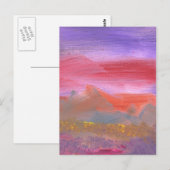 Abstract - Guash - Lodemgrasland 1 van 2 Briefkaart (Voorkant / Achterkant)