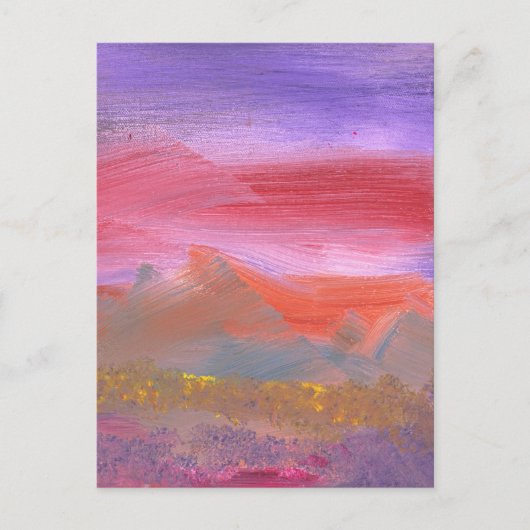 Abstract - Guash - Lodemgrasland 1 van 2 Briefkaart (Voorkant)