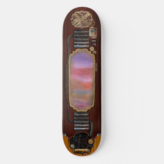 Abstract - Guash - Mooie weiden 1 van 2 Skateboard (Voorkant)