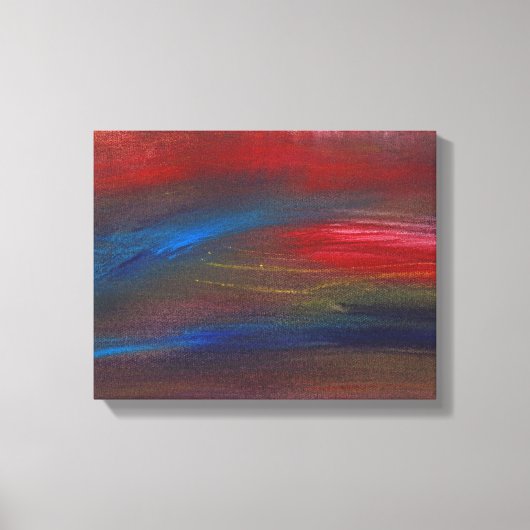 Abstract - Guash - Savana Canvas Afdruk (Voorkant)