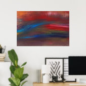 Abstract - Guash - Savana Poster (Thuiskantoor)