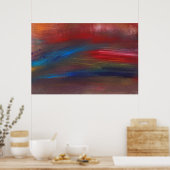 Abstract - Guash - Savana Poster (Keuken)