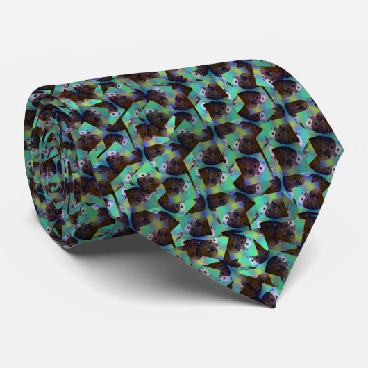 Abstract Guinee Pigs, Necktie Stropdas (Opgerold)