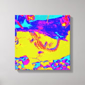 abstract hagedidoek canvas afdruk (Voorkant)