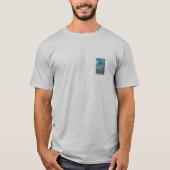 Abstract Half Dome Yosemite Valley California T-shirt (Voorkant)