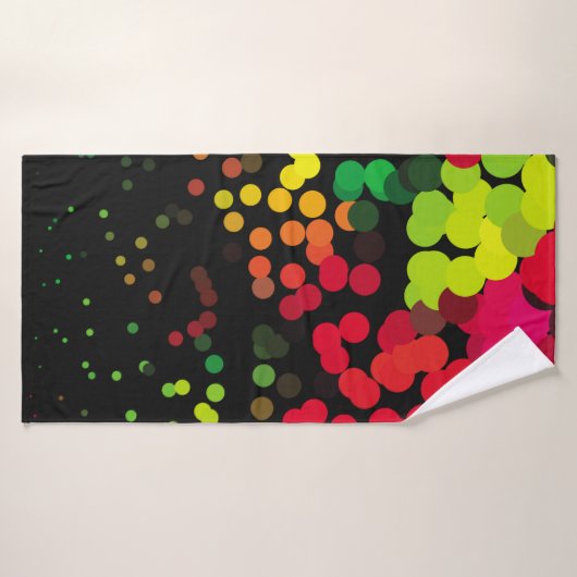 Abstract halftone background pattern. Geometric Badhanddoek (Badhanddoek)