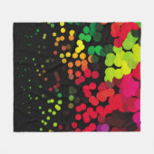 Abstract halftone background pattern. Geometric co Fleece Deken (Voorkant (Horizontaal))