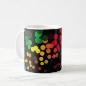 Abstract halftone background pattern. Geometric co Koffiemok (Voorkant links)