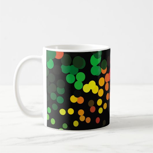 Abstract halftone background pattern. Geometric co Koffiemok (Links)