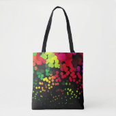 Abstract halftone background pattern. Geometric co Tote Bag (Voorkant)
