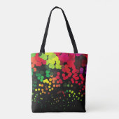 Abstract halftone background pattern. Geometric co Tote Bag (Achterkant)