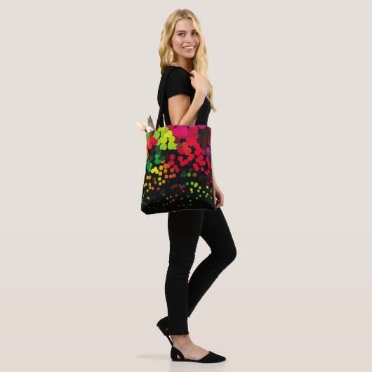 Abstract halftone background pattern. Geometric co Tote Bag (Op model)