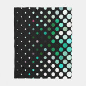 Abstract halftone background pattern. Geometric Fleece Deken (Voorkant)