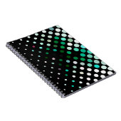 Abstract halftone background pattern. Geometric Notitieboek (Rechterzijde)