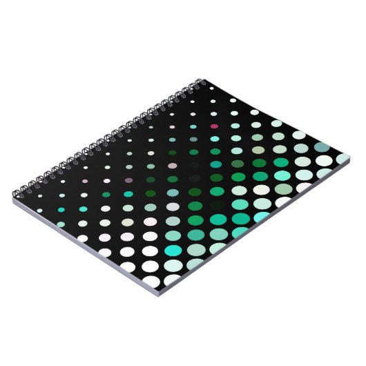 Abstract halftone background pattern. Geometric Notitieboek (Linkerzijde)