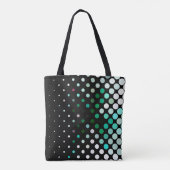 Abstract halftone background pattern. Geometric Tote Bag (Achterkant)