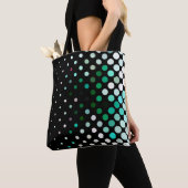 Abstract halftone background pattern. Geometric Tote Bag (Dichtbij)