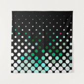 Abstract halftone background pattern. Geometric Wandkleed (Voorkant (horizontaal))