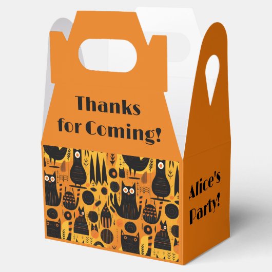 Abstract Halloween Bedankdoosjes (Geopend)