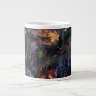 Abstract Halloween Grote Koffiekop