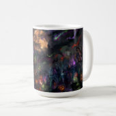 Abstract Halloween Koffiemok (Voorkant rechts)
