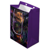Abstract Halloween Medium Cadeauzakje (Voorkant Gekanteld)