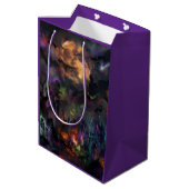 Abstract Halloween Medium Cadeauzakje (Achterkant Gekanteld)