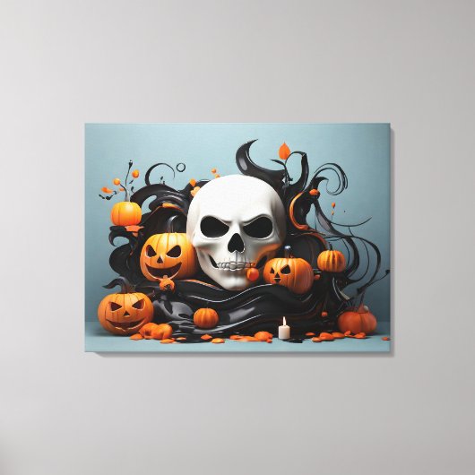 Abstract Halloween ontwerp Canvas Afdruk (Voorkant)