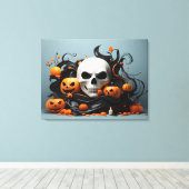 Abstract Halloween ontwerp Canvas Afdruk (Insitu (Houten vloer))