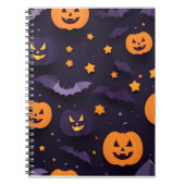 Abstract Halloween ontwerp Notitieboek (Voorkant)