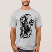Abstract Halloween Skeleton Shirt (Voorkant)
