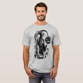 Abstract Halloween Skeleton Shirt (Voorkant volledig)