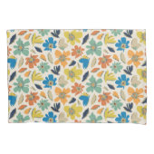 Abstract Hand-Drawn Boho Floral Pattern Kussensloop (Voorkant)