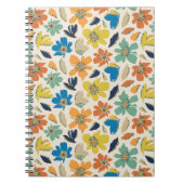 Abstract Hand-Drawn Boho Floral Pattern Notitieboek (Voorkant)