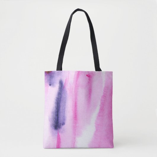 abstract hand made background with artistic waterc tote bag (Voorkant)