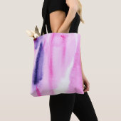 abstract hand made background with artistic waterc tote bag (Dichtbij)