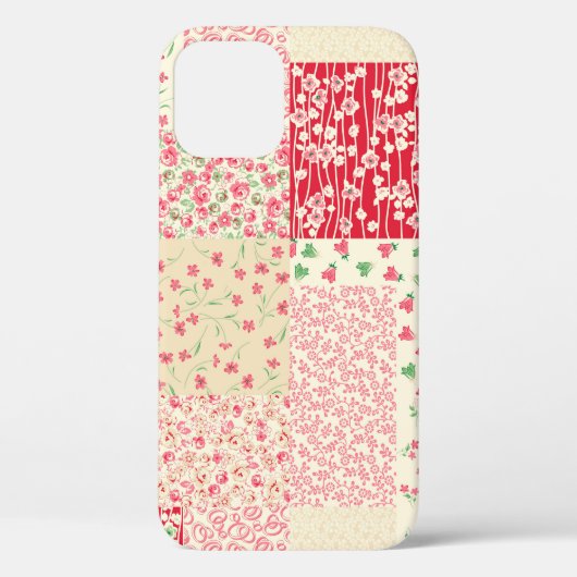 abstract handgetekend naadloos patchwerkpatroon me Case-Mate iPhone case (Achterkant)