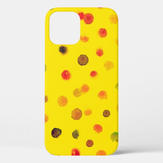 Abstract handgetrokken afbeelding met meerkleurige Case-Mate iPhone case (Achterkant)