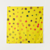 Abstract handgetrokken afbeelding met meerkleurige wandkleed (Voorkant (horizontaal))