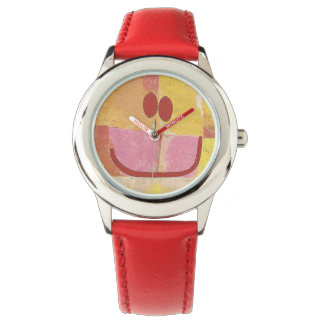abstract Happy Face Watch Horloge