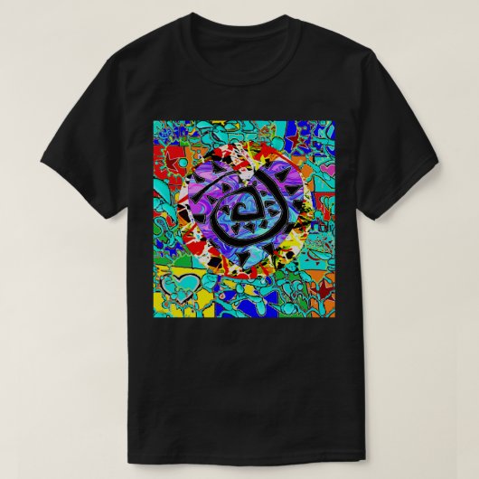 abstract hart 1 t-shirt (Design voorkant)