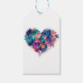 Abstract hart cadeaulabel (Voorkant)