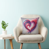 Abstract Hart Design – Levendig Liefdeskussen Kussen (Stoel)