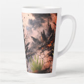 Abstract Hart Latte Mok - Elegant Art Design (Rechts)