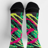 Abstract Hart Neon Kleur Sokken (Top)