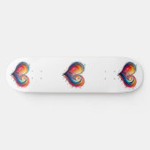 Abstract hart persoonlijk skateboard (Horizontaal)