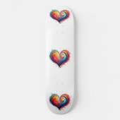 Abstract hart persoonlijk skateboard (Voorkant)