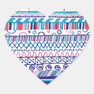 Abstract Hart Sticker